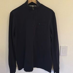 Criquet Golf Mens Quarter Zip Pullover Long Sleeve Size L